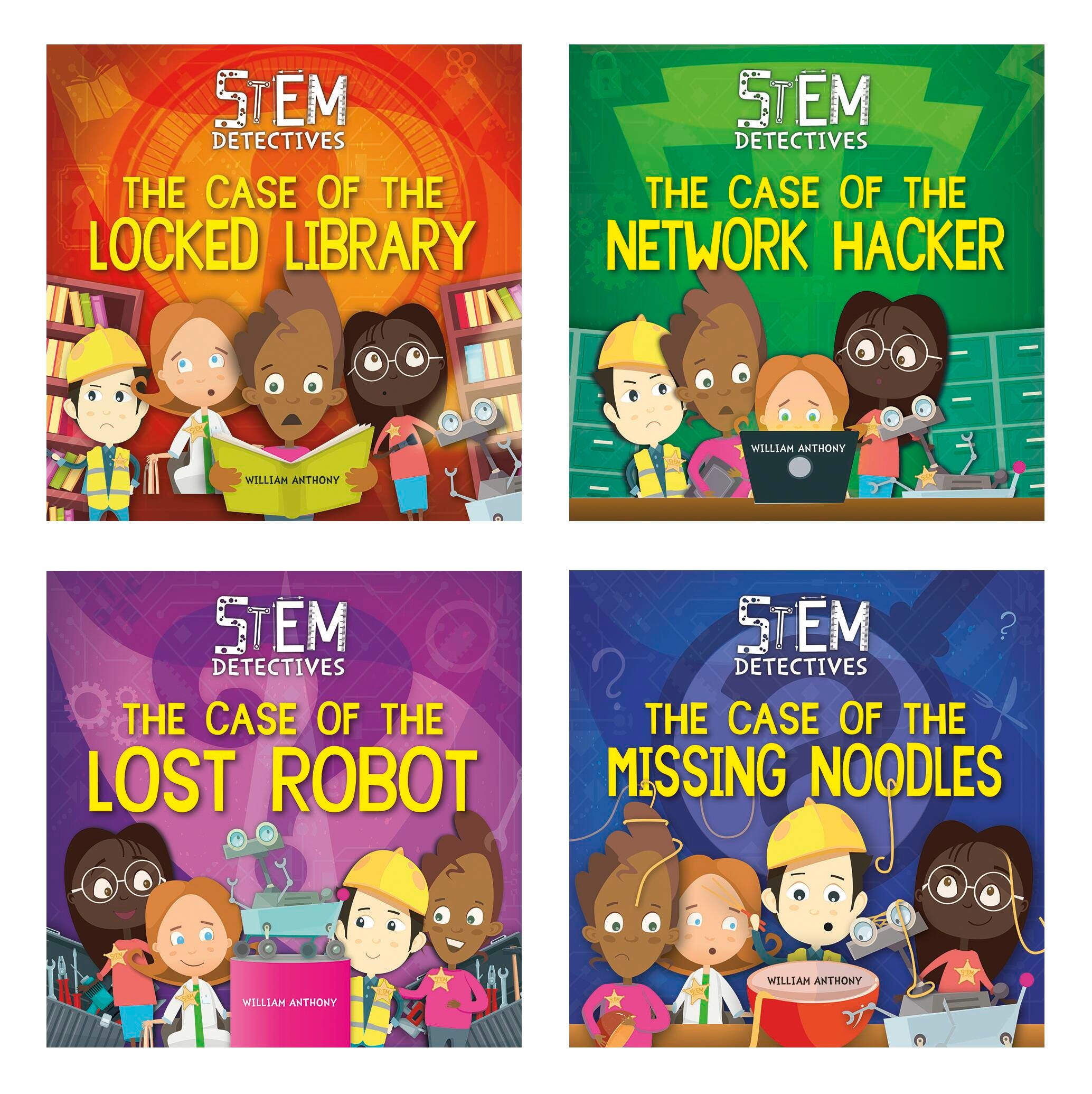 Books STEM Detectives, Set of 4, Item Number 2090683